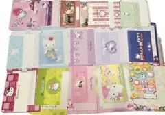 サンリオ♡キティ&ミミィ 大阪限定 キティ恋物語 レターセット 2001年 sanrio ハローキティ キャラクター形レターセット : サンリオ