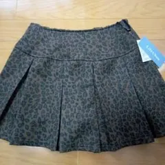 *新品* 150 Lily Chuu ヒョウ柄ミニスカート