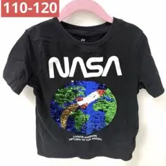 【110-120㎝】地球宇宙ロケットキッズ半袖TシャツNASA ✖️H&Mのサムネイル