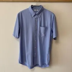 ユニクロ　美品ドライノンアイロンジャージーシャツ　ボタンダウン