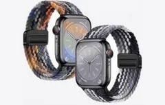 Apple Watch バンド 42/44/45/49mm 編み込み