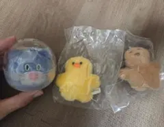 【新品】mojojojo ぬいぐるみマスコット、フェイスマスコットセット