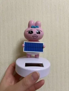 おぱんちゅうさぎソーラーパネル付きマスコット