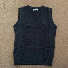 ☆美品☆ BRICK HOUSE Vネックケーブルニットベスト Mサイズ