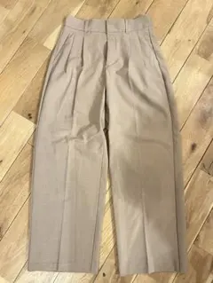 yam様☺︎GU タックワイドパンツ(丈標準70.0〜74.0㎝)