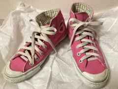 ★コンバース★アスレチックハイカットスニーカー ピンク23cm