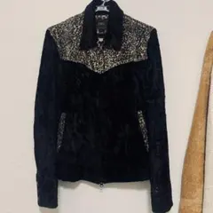 (希少) 00s HYSTERIC GLAMOUR ベロアジャージ　豹柄のサムネイル