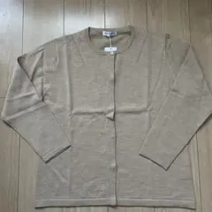 【新品未使用】ROGICA ベージュ 長袖カーディガン