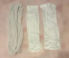 ハイソックス白　3足組　⚠新品未使用