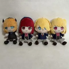 推しの子　ぬいぐるみ マスコット　アクア ルビー 有馬かな MEMちょ　セット