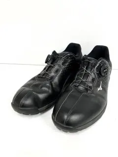 美品◆ミズノ◆ゴルフシューズ NEXLITE BOA ボア 25.5cm 黒系のサムネイル