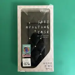 iPhone 13/14用ソフトクッションケース ブラック