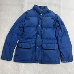 80sノースフェイスpuffy jacket 茶タグUSA製ダウンジャケットM青のサムネイル
