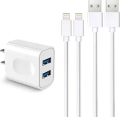 iPhone 充電器 USB 充電器 2ポート 12W ACアダプター