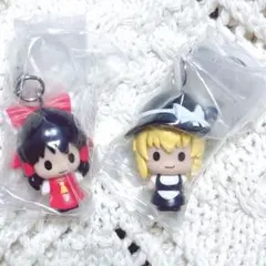 東方Project めじるしアクセサリー ガチャ 霊夢 魔理沙