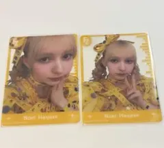 FRUITS ZIPPER 早瀬ノエル クリアトレカ ２点セット売り