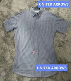 【美品】UNITED ARROWS 半袖 ボタンダウン サイズ:Lのサムネイル