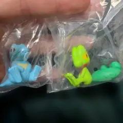ポケモンしっぽみてみて！フィギュア3　ワニノコ　キモリ　2点セット　ガチャ