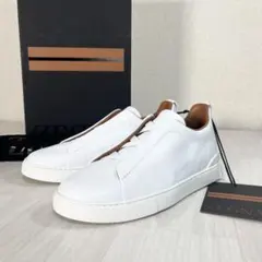 2026年最新】Zegna メインカラー：ホワイト メンズ スニーカーの