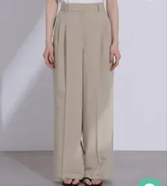 【値下げ】N.Natural Beauty Basic ツータックワイドパンツ