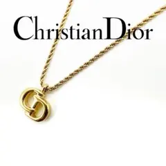 Christian Dior ネックレス ゴールド CDロゴ ミニCDロゴ 美品
