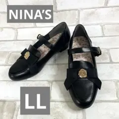 NINA’S　青木美沙子　しまむら　パンプス　ローファー　LL ニナス 美品のサムネイル