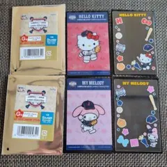 タイトーくじ 侍ジャパン×サンリオキャラクターズ G賞 クリアカード セット