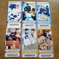 ハイキュー!!　ビジュアルクリアチケット6枚