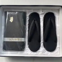 喪服草履 バッグセット 正絹 Lサイズ