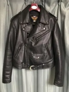 【美品 使用歴少】ハーレーダビッドソン　ダブルライダースジャケット Ｌサイズ