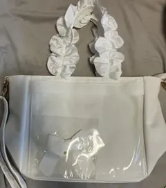 ザッカマート A4 痛バ 痛バッグ 白 フリル