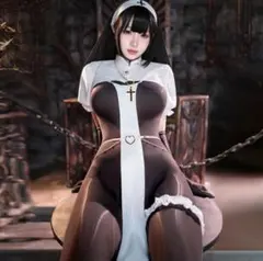 シスター　修道女　コスプレ　全身タイツ　ランジェリー　セクシー