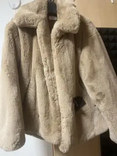 CULLNI クルニ エコファー ファージャケット ブルゾン ベージュ　男女兼用