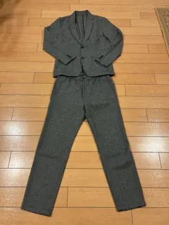 KAZUYUKIKUMAGAI カシミア混ストレッチヘリンボーンセットアップ