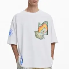 【新品タグ付き】Desigual デシグアル　アーティープリントTシャツのサムネイル