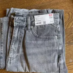 【新品】UNIQLO ワイドストレート 25 丈長めのサムネイル