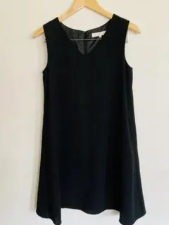 美品　MERCURYDUO 黒 ノースリーブ ワンピース F ミニワンピース