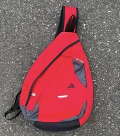 NIKE ワンショルダー 90s Y2K アーカイブ 赤黒 ボディバッグ - メルカリ
