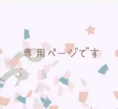 あーちゃん様　専用ページです♡