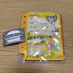 ANGEL BLUE プロフィール帳風ポーチ　イエロー