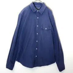 SAVE KHAKI UNITED 長袖シャツ ネイビー S アメリカ製のサムネイル