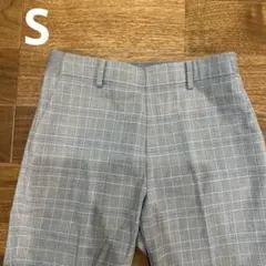 グレー系チェック スラックス Sサイズ　UNIQLO