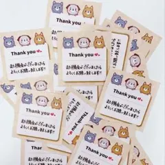 サンキューカード手書き色々