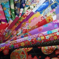 24✕15cmサイズ和柄生地ハギレ25枚セット（14）