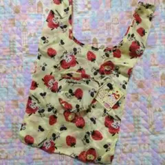 サンリオ　エコバッグ　いちご柄　ポチャッコ　ポムポムプリン　黄色　イエロー　②