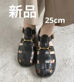 Futier Land グルカ サンダル ブラック 25cm 箱ありのサムネイル