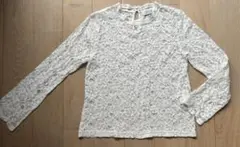 LOWRYS FARM レーストップス　レースブラウス　ホワイト　Mサイズ