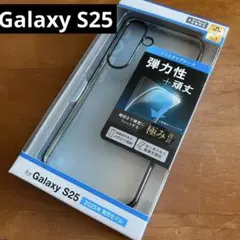 Galaxy S25 ソフトケース サイドメッキ SC-51F カバー　ブラック