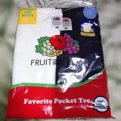 FRUIT OF THE LOOM ポケットTシャツ 2枚組 XL