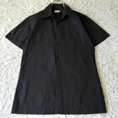 美品 00s archive ライカ期ドリスヴァンノッテン 半袖シャツ ブラックのサムネイル
